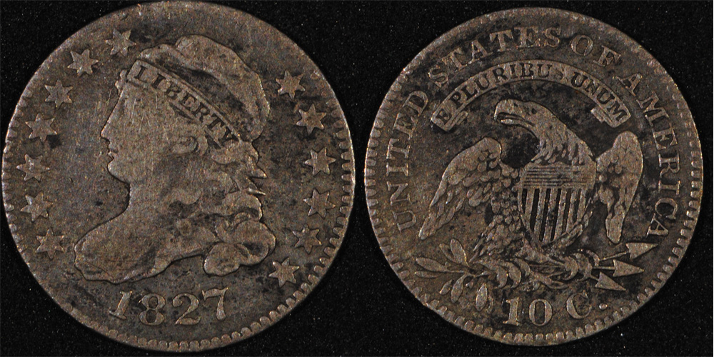 1827-Capped-Bust-Dime